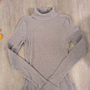 Turtleneck, women's, old navy, beige